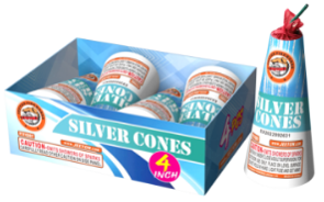 4” Silver Cone